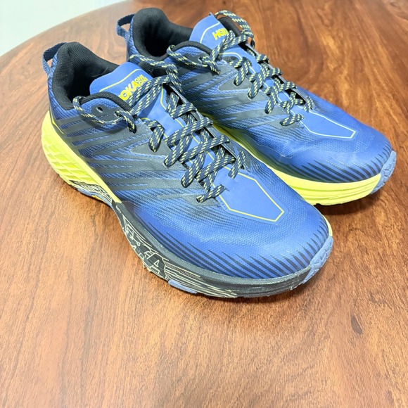 Hoka One One Other - Hoka One One Speedgoat 4 Trail Running Shoes Mens Blue Sz 9.5 2E Wide Vibram